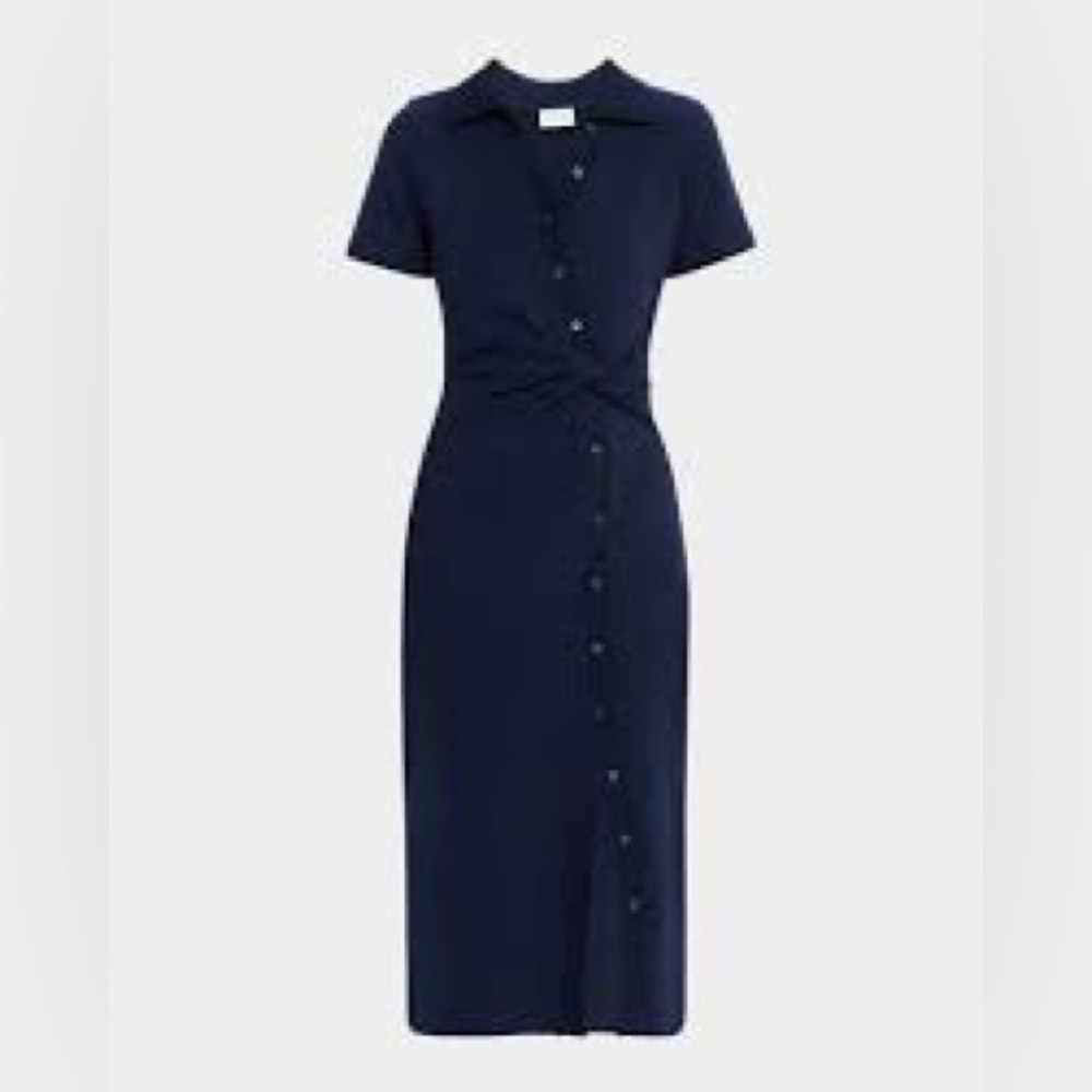 Size S - Tanya Taylor navy
twist front dress